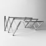 Stainless Steel Wall-Mounted Folding Clothes Drying Rack ?Space-Saving & Durable, Stylish for Indoor & Outdoor Use - Image 5