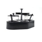 Ganesh tendy Condiment set For Kitchen Transparent jar For Easy To Access Spice 1 Piece Spice Set (Plastic)