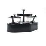 Ganesh tendy Condiment set For Kitchen Transparent jar For Easy To Access Spice 1 Piece Spice Set (Plastic)