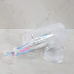 Multipurpose Travel-Friendly Toothbrush Holder with Soft Bristle Toothbrushes Compact Case for Convenient Storage Travel - Image 2