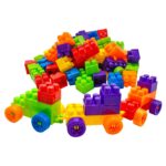 Wooden Brain Puzzle Set 20 Strips 40 Cards for Cognitive Development