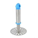Stainless Steel Potato Masher with Soft Grip Handle Comfortable, Durable, and Efficient for Mashed Potatoes Ideal Kitchen Tool, Pack of 1