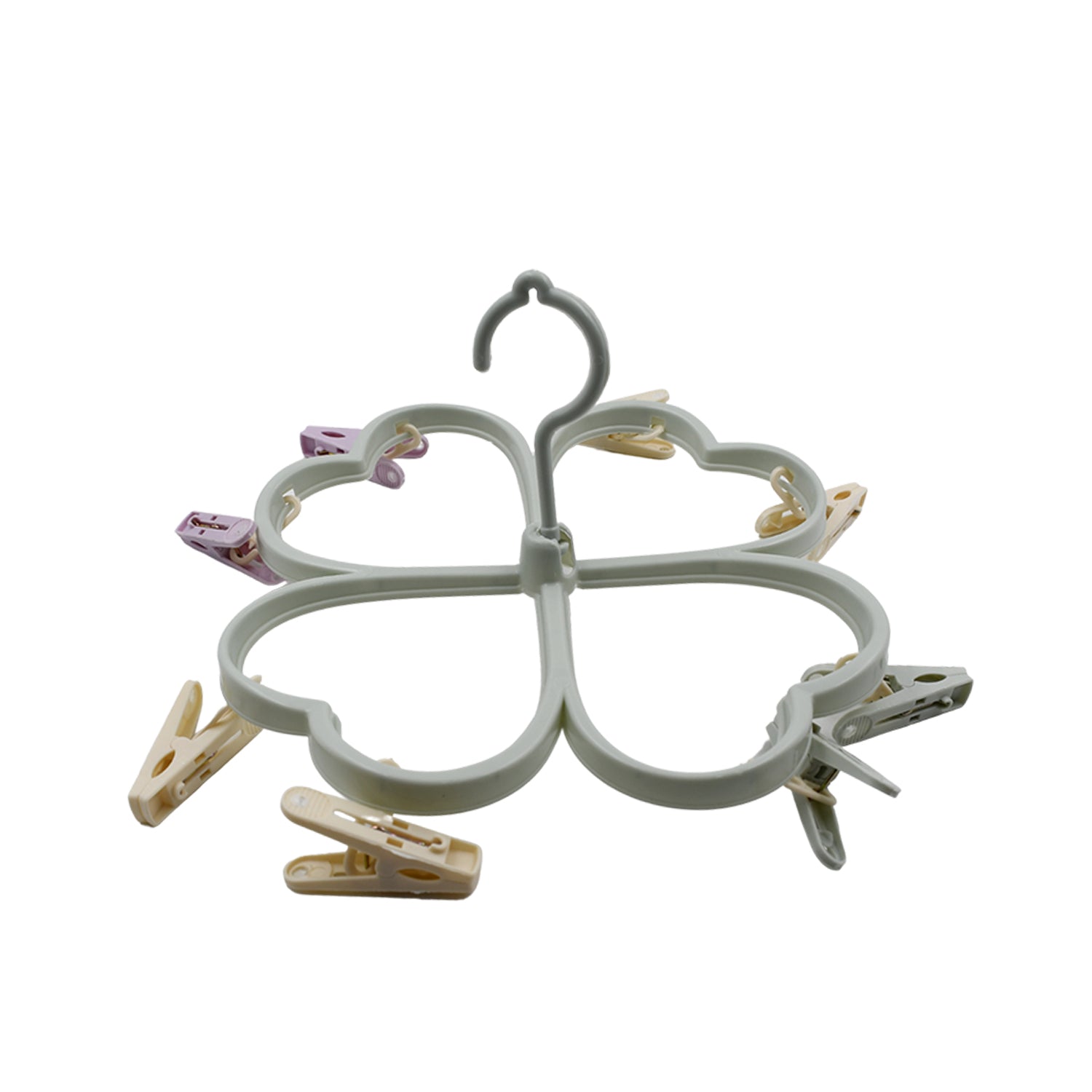 05_308a7d6c-39c5-43cd-b6b8-f855d4a20bd1_1500x1500_crop_center.jpg CLOTH SPIN RACK LAUNDRY DRYING RACK, CLOTHES HANGERS WITH CLIPS, CLIP HANGER DRIP HANGER FOR DRYING UNDERWEAR, BABY CLOTHES, SOCKS, BRAS, TOWEL, CLOTH DIAPERS, GLOVES - Image 1