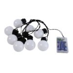 Battery-Powered LED String Lights Warm, Energy-Efficient Glow