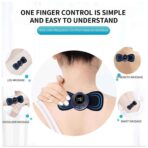Portable USB Neck Massager Electric Neck Automatic Massage Enhancer Mini Cervical EMS - Image 2