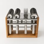 Apex Premium Stainless Steel Cutlery Set (24 Pc) - Image 5