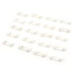Plastic Clips Stronger Tape Cable Manager Wire Manager Wire Clamp Wire Clips for Cable| Cable Organizer Cord Holder Cord Clips for Car, Office and Home