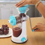 Kitchenware Plastic Hand Juicer New Smart Fruit & Vegetable Multipurpose Juicer (Color:Random Green,Blue,Red,Orange) ( Colors May Vary ) (Multicolor Pack of 1) - Image 4