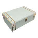 Jewelry Box Organizer for Women ?Luxury  Storage Box , Lockable Display Case for Rings, Necklaces, Watches & Accessories Availabel in Black, Red,Pink,Golde ,White (White) - Image 3