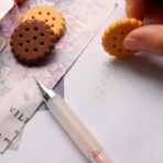 6 Pcs Novelty Biscuit Eraser Set | Fun Food Shape Stationery | Creative School Rubber Erasers for Kids, Party Favors, & Christmas Birthday Gifts - Image 4