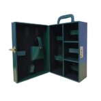 Presents Premium Portable Bar Set with Travel Case ?11-Piece Cocktail Shaker Set with Glasses, Tools & Lock ?Travel Mini Bar Kit for Home,Parties & Gifting ?Green Leather Finish - Image 6
