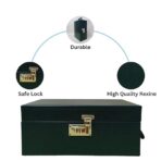 Presents Premium Portable Bar Set with Travel Case ?11-Piece Cocktail Shaker Set with Glasses, Tools & Lock ?Travel Mini Bar Kit for Home,Parties & Gifting ?Green Leather Finish - Image 5